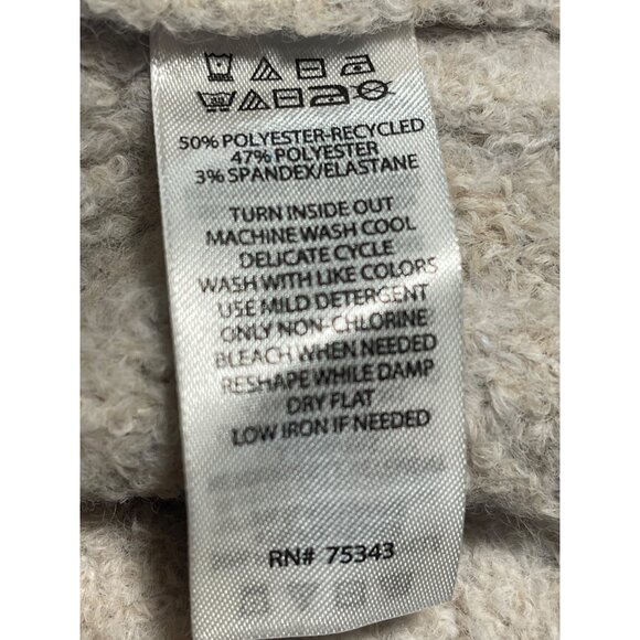 Rachel Zoe Womens Button Up Knit Sweater Size XS Beige Polyester Blend - Picture 4 of 6